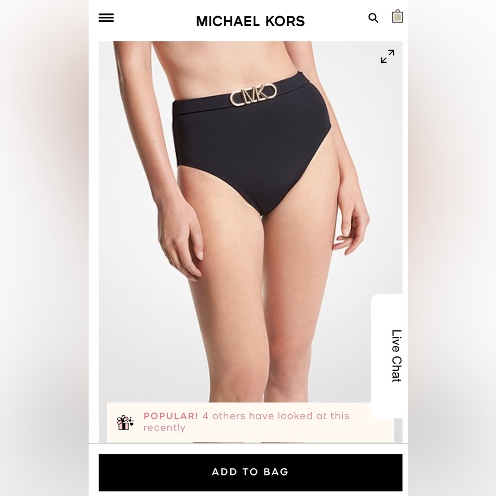 Brand NEW Michael Kors Bikini Bottom with tags - size medium